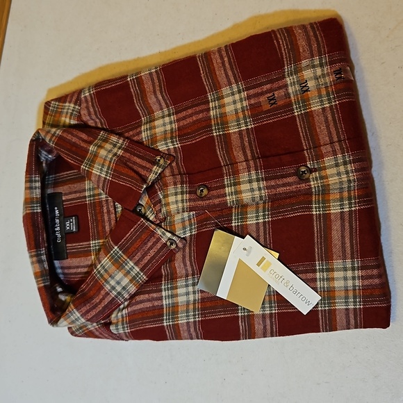 Croft & barrow mens flannel shirt long sleeve xxl - Picture 3 of 6